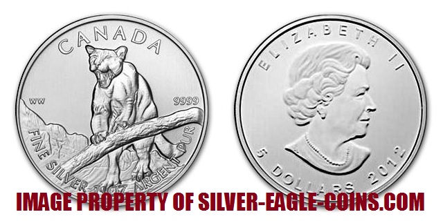 2012 Canada Silver Cougar