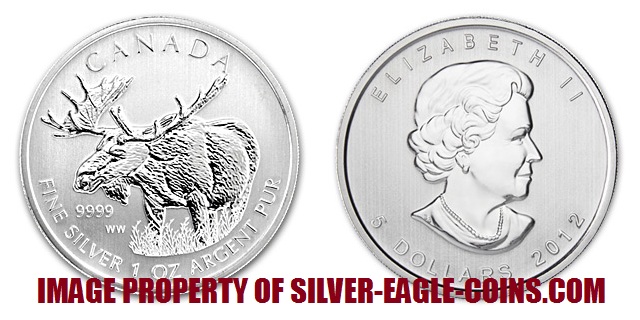 2012 Canada Silver Moose
