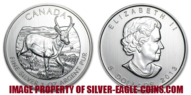 2013 Canada Silver Antelope