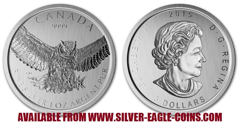 2015 Canada Silver Owl
