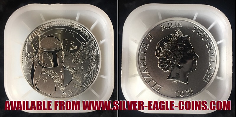 2020 Boba Fett Silver Coin