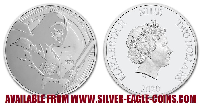 2020 Darth Vader Silver Coin