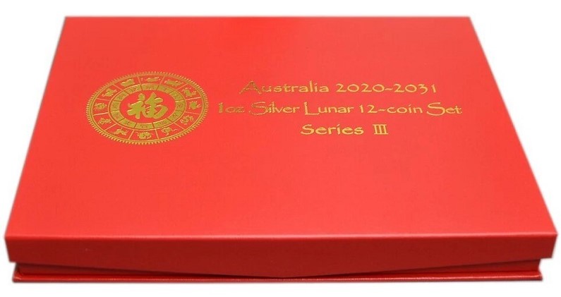 Australia Silver Lunar Series 3 Presentation Box