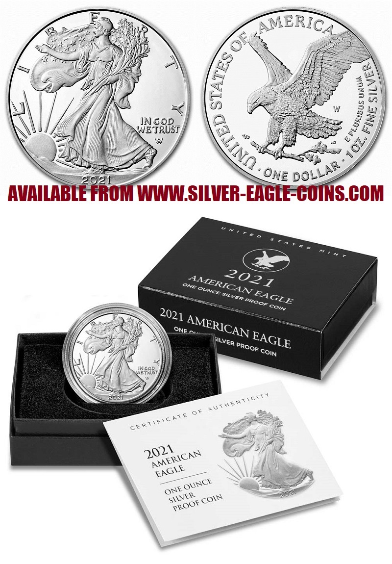 2021 Type 2 Proof Silver Eagle