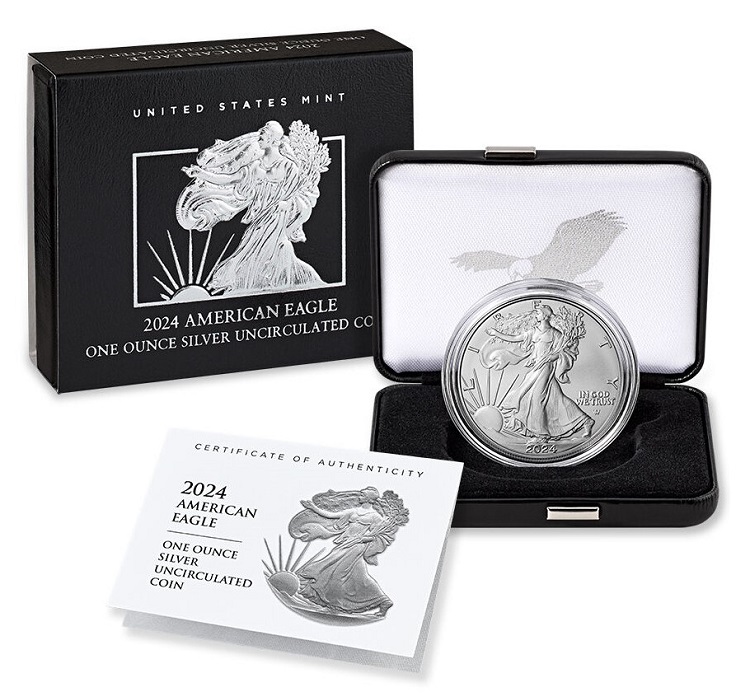 2024-W Burnished Silver Eagle