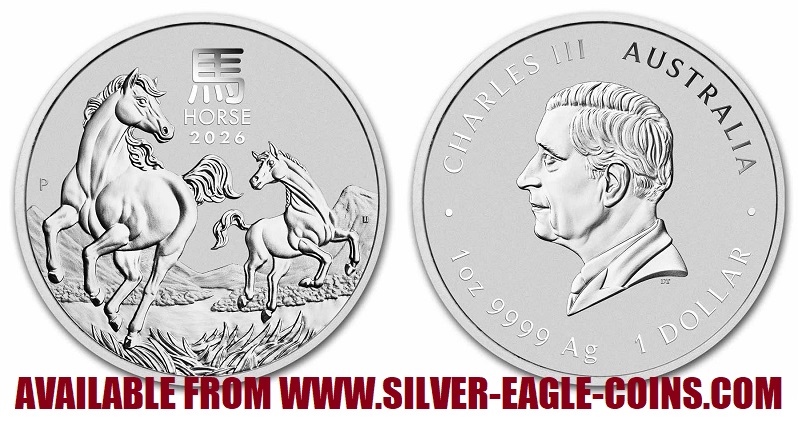 2026 Australian Lunar Silver Horse